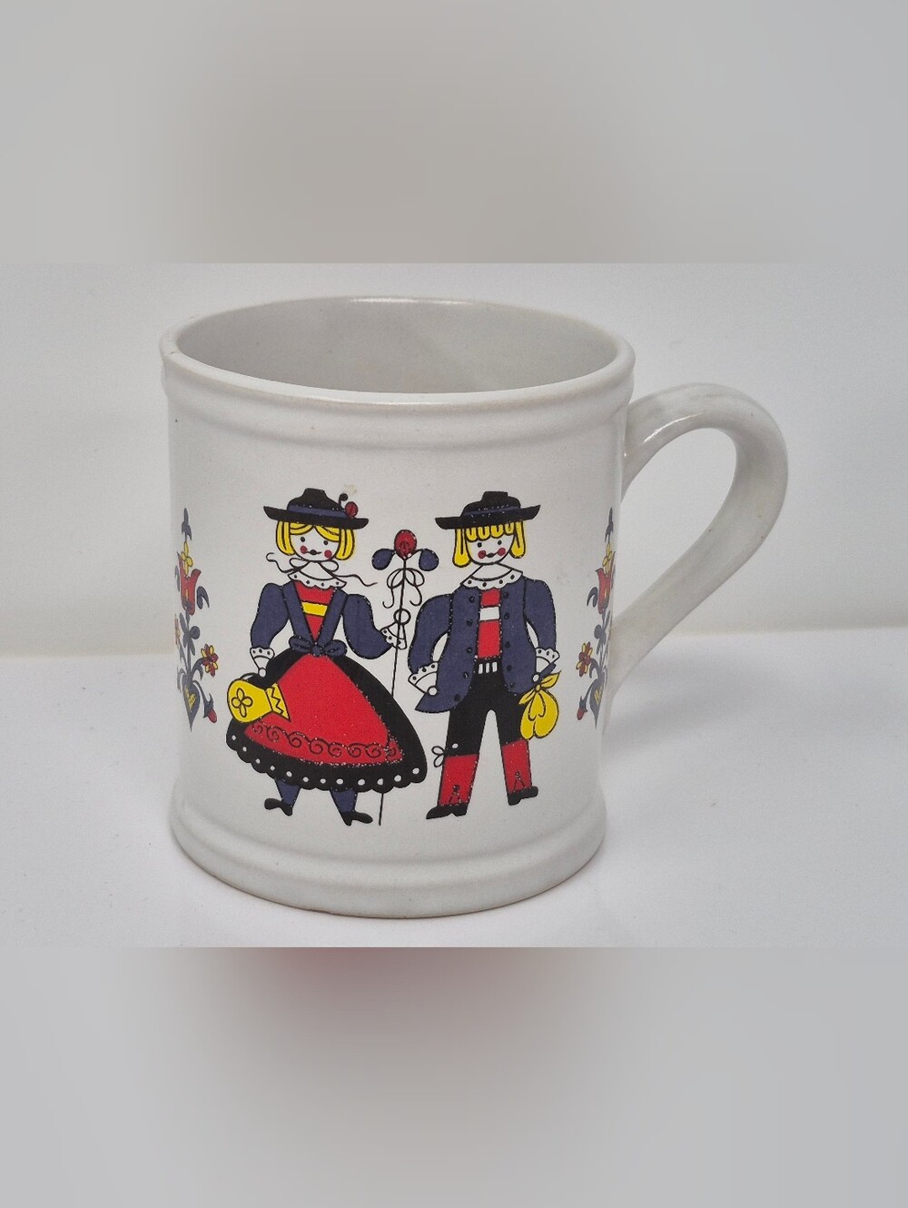 Vintage Northcraft Dutch Pattern Mug